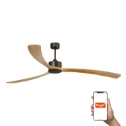 потолочный вентилятор темно-коричневый без подсветки