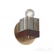 Kolarz RIVIERA 5200.60130 настенный светильник mahagoni ширина 12cm мин. высота 12cm макс. высота 16cm 1 лампа e14