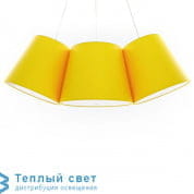 CLUSTER подвесной светильник frauMaier Cluster 3 shades jaune/jaune/jaune