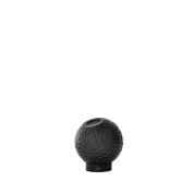 510760002013 GLOBE AYTM Подсвечник-шар из чёрного стекла диаметром 10 см