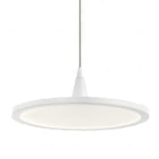 Jeno LED 3000K 9" Pendant White подвесной светильник 83962WH Kichler