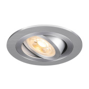 1007376 SLV NEW TRIA® 75 ROUND светильник встраиваемый для лампы LED GU10 10Вт макс., алюминий