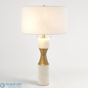 Marble Cinch Lamp-White Global Views настольная лампа