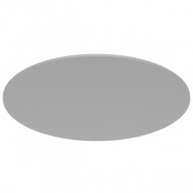 Rotaliana Collide H5 PL LED крупный круглый дизайнерский настенный и потолочный светильник серебристый 1CDH5D0043ZL1