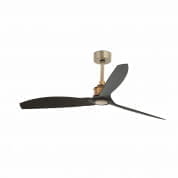 33417WP Faro JUST FAN Old gold/black ceiling fan SMART люстра-вентилятор старое золото