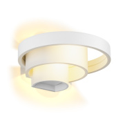 настенный светодиодный светильник с многоуровневым круглым корпусом и рассеянной подсветкой