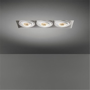 13131209 Modular Multiple Мини-корпус без рамки для 3-х светодиодных встраиваемых светильников GE