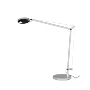 настольная лампа с шарнирным механизмом и плоским рассеивателем