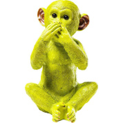 60794 Money Box Monkey Iwazaru Lime Kare design декор