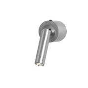 настенный светильник для чтения с цилиндрическим корпусом из алюминия