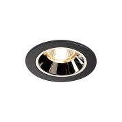 1003777 SLV NUMINOS® S DL светильник встраиваемый 250мА 8.6Вт с LED 2700K, 690лм, 55°, черный/хром