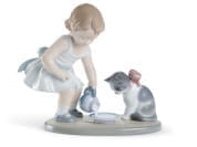 KITTY S BREAKFAST TIME Фарфоровый декоративный предмет Lladro 1008498