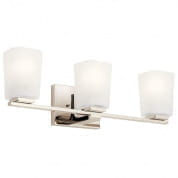 Roehm 3 Light Vanity Light Polished Nickel настенный светильник 55017PN Kichler