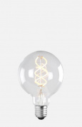 E27 LED Soft Filament Globe 100 mm Cl Clear Globen Lighting источник света