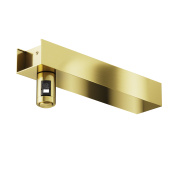 настенное основание латунного цвета для трековой системы на стойках Flarity