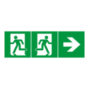 комплект пиктограмм для аварийных потолочных светильников