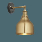 Brooklyn Cone Wall Light - 7 Inch - Brass настенный светильник Industville BR-CWL7-B