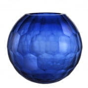 109822 Vase Feeza L blue стеклянное украшение Eichholtz