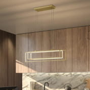 Jestin 38" LED Linear Pendant Champange Gold подвесной светильник 84322CG Kichler