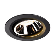 1003633 SLV NUMINOS® MOVE L DL светильник встраиваемый 700мА 25.4Вт с LED 2700K, 2150лм, 55°, черный/хром