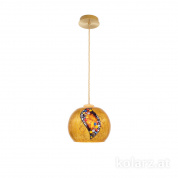 Kolarz Fantasia decorata 5500.30130.V001 подвесной светильник золото 24 карата ø20cm высота 16cm макс. высота 270cm 1 лампа e27