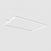 подвесной светильник прямоугольной формы с алюминиевым каркасом