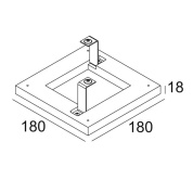 комплект креплений для сетевой установки светильника