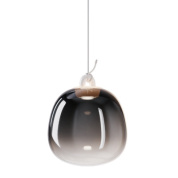 21811 4330 Lodes Oblò SP S LED дизайнерский подвесной светильник из стекла дымчатый