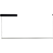 подвесной линейный светильник из анодированного алюминия с рассеянным светом