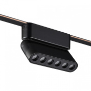 накладной магнитный светильник с металлическим корпусом и линейной оптикой для магнитного трека 24V