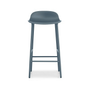 602777 Normann Copenhagen Form Барный стул на стальной основе, 65 см, синий