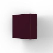 настенный светильник квадратной формы бордового оттенка