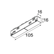 электрическое соединение для трека 48V под углом 180°