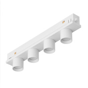 магнитный трековый светильник белый прямой с несколькими источниками света для системы ORIENT 48V