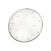 потолочный светильник круглый латунный