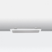 встраиваемый потолочный гипсовый спот белого цвета