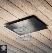 PETRA-2ECAS Icone Petra PARETE/SOFFITTO 42W 220V ECRU'- ALLUMINIO SATINATO Потолочный светильник