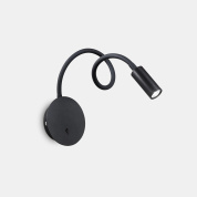 203195 Ideal Lux FOCUS-2 AP NERO настенный светильник (бра) черный