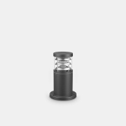 уличный наземный светильник цилиндрической формы с прозрачным корпусом