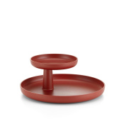 21507009 Rotary Tray Vitra Настольный органайзер с вращающимся подносом, тёмно-красный