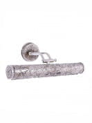 Hand Carved Silver Antique Finished Small Brass Picture Light бра FOS Lighting Chetai-Silver-PL2
