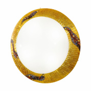 потолочный светильник с золотым ободком