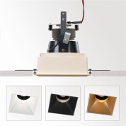 встраиваемый точечный светильник с квадратным адаптером