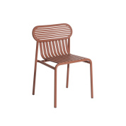 M0740113 La Petite Friture WEEK-END Обеденный стул садовый металлический терракотовый