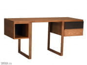 Swing Прямоугольный деревянный письменный стол с выдвижными ящиками. Morelato