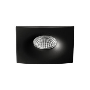 встраиваемый квадратный спот чёрного цвета