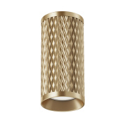 потолочный светильник с корпусом под матовое золото