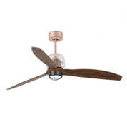 33399D-10 DECO FAN LED Copper/wood ceiling FAN LED with DC motor люстра с вентилятором Faro barcelona