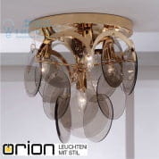 Потолочная люстра Orion Rauchglas DL 7-146/3+1 gold/293 rauch