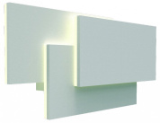 настенный светильник с объемными панелями и скрытым рассеивателем